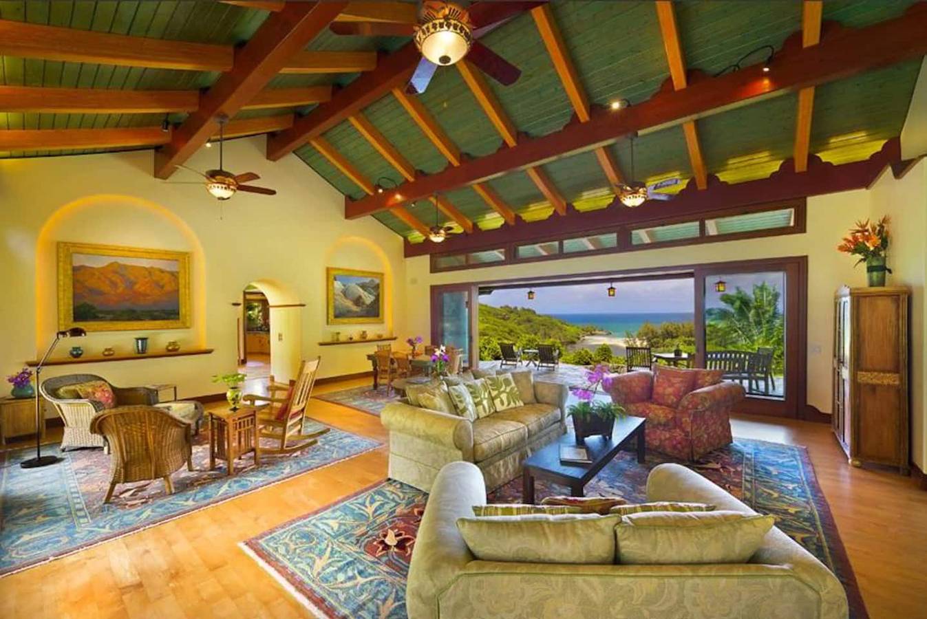 Sea Song in Kilauea with 4 bedrooms and 4 bathrooms in Kalihiwai, Kauai