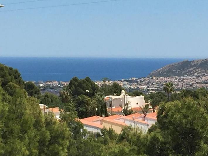 Ferienhaus mit Meerblick für 8 Personen, mit Terrasse und Garten sowie Pool und Ausblick in la Nucia