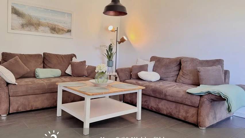 Ferienhaus für 6 Personen, mit Garten und Terrasse sowie Sauna