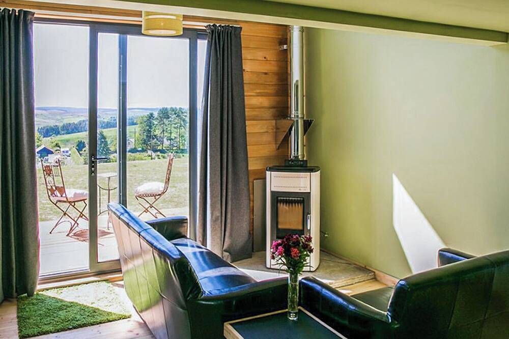 Modern comfort meets rugged wilderness at Tarset Tor’s unique glamping retreat. in Kielder Forest Park