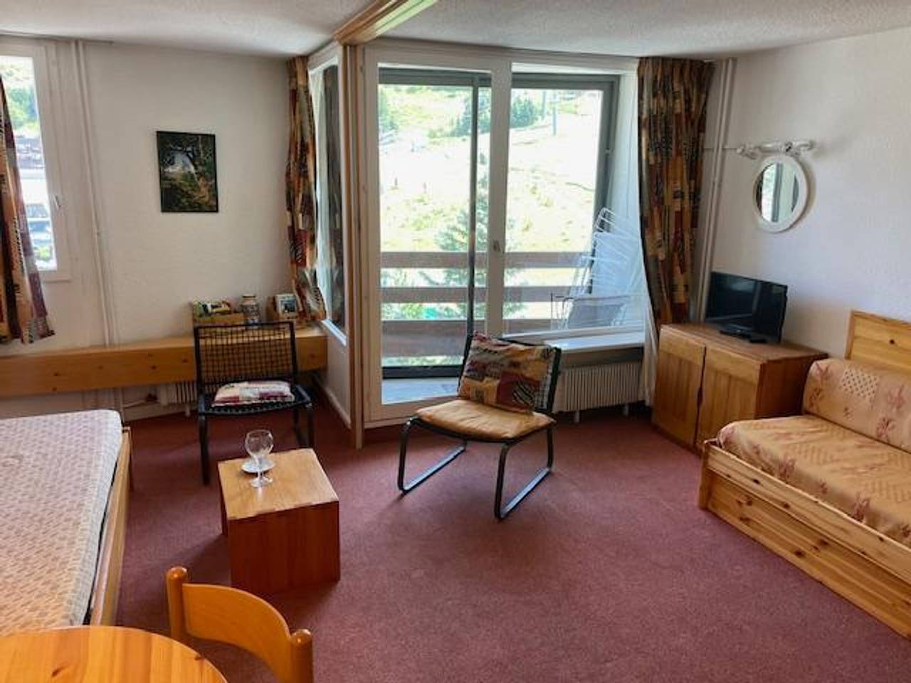Ganzes Studio, Les Menuires - Wohnung 4 Pers, 32m², Wifi, Haustiere erlaubt in Les Menuires, Saint-Martin-de-Belleville