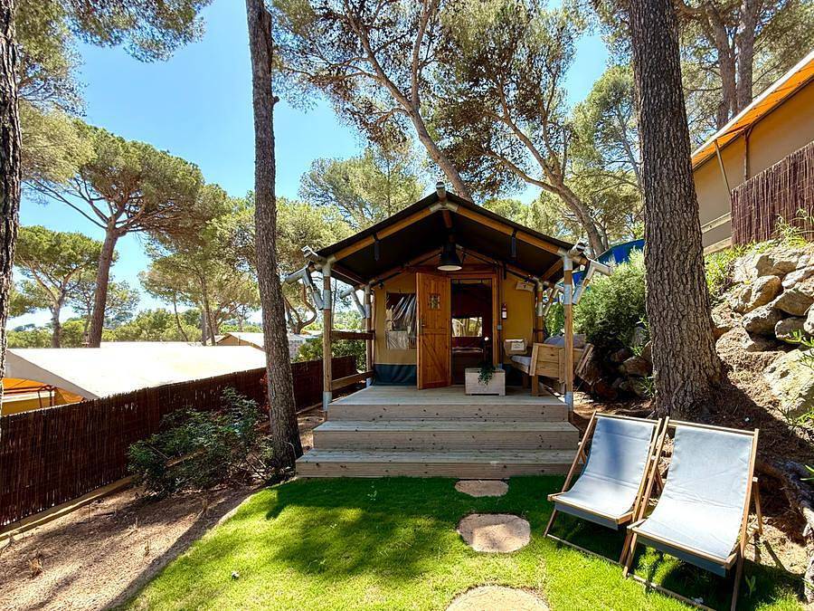 Camping Interpals Eco Resort - Safarizelt 2 personen - Zelt Montgrí in Pals, Costa Brava