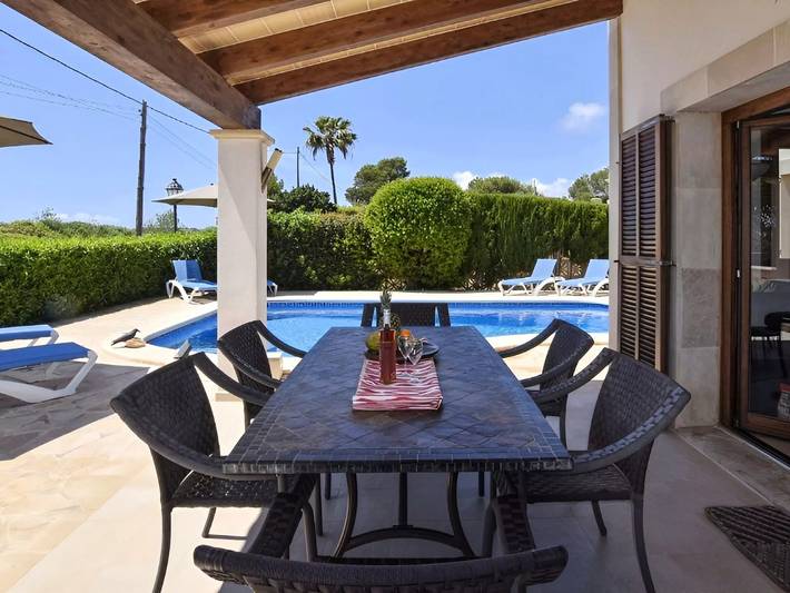 Finca für 6 Personen, mit Balkon und Terrasse sowie Garten und Pool in Cala Mondrago - 3