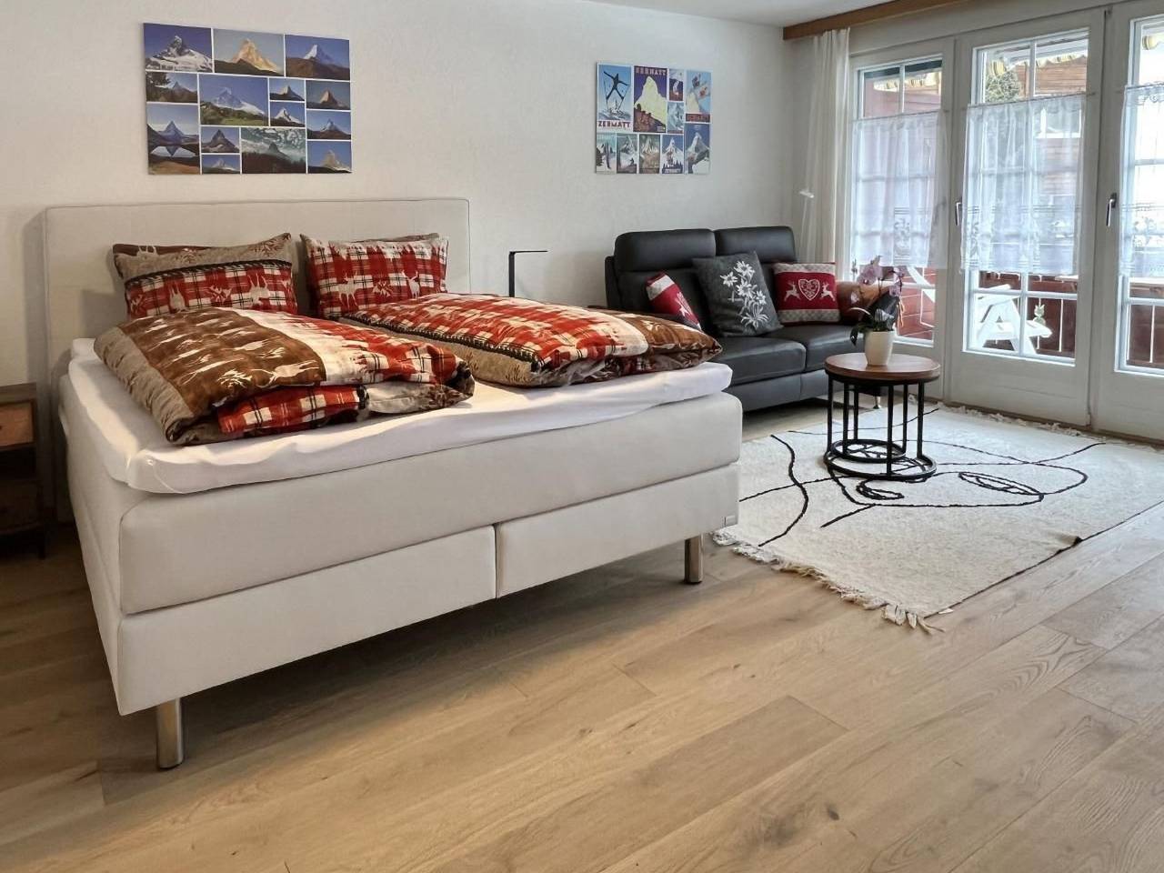 Appartement entier, Studio mit traumhaftem Blick auf das Matterhorn in Zermatt, Alpes valaisannes