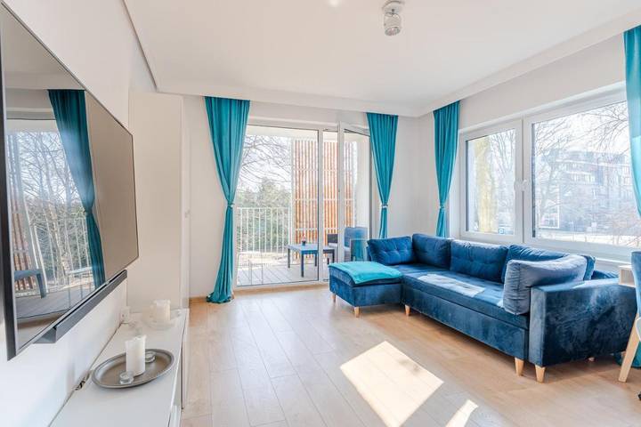 Ferienhaus für 4 Personen, mit Garten und Sauna sowie Kinderpool und Pool in Kolberg