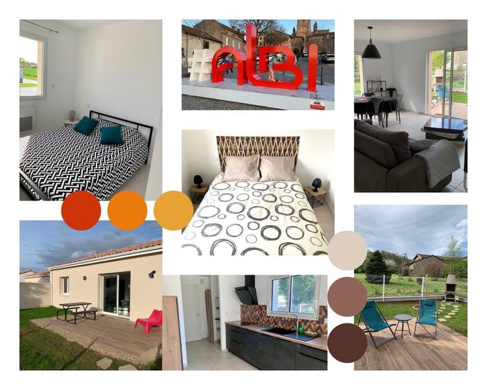 Gîte pour 6 personnes, avec jardin et terrasse - 1