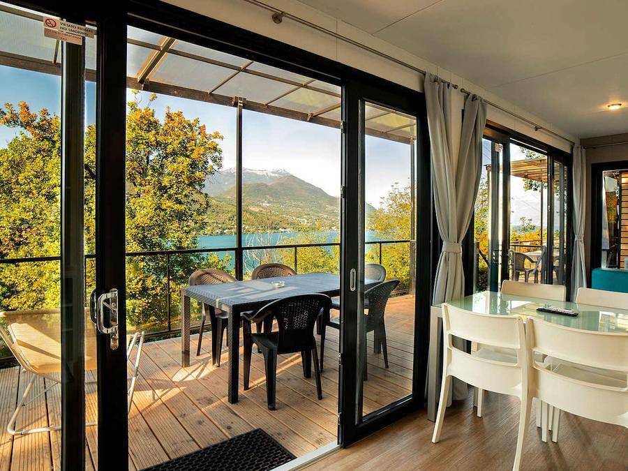 Weekend Glamping Resort - Mobilheim 5 personen - Nächstes Xl-Panorama in San Felice del Benaco, Gardasee-Berge
