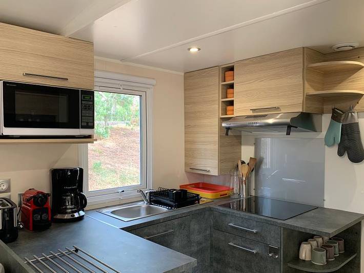 Domaine des Pins   - Mobilheim 6 personen - 123 - 3 Schlafzimmer - 2 Badezimmer in Saint-Hilaire-de-Riez, Vendée