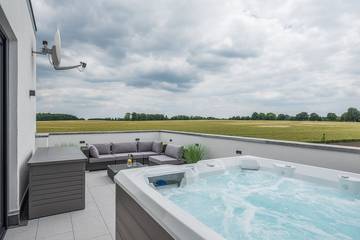 Ferienhaus für 6 Personen, mit Garten und Balkon sowie Sauna in Göhren-Lebbin