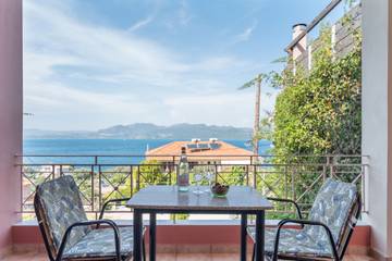 Studio für 2 Personen, mit Garten und Balkon, kinderfreundlich auf Lefkada