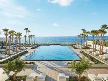 Bungalow für 3 Personen, mit Pool und Ausblick sowie Garten und Sauna, kinderfreundlich in Rethymnon