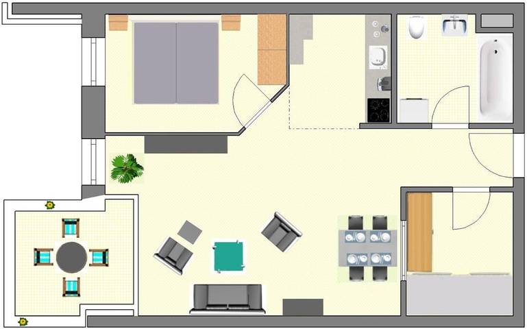 Ferienwohnung für 4 Personen, mit Balkon in Burg auf Fehmarn und Umgebung - 2