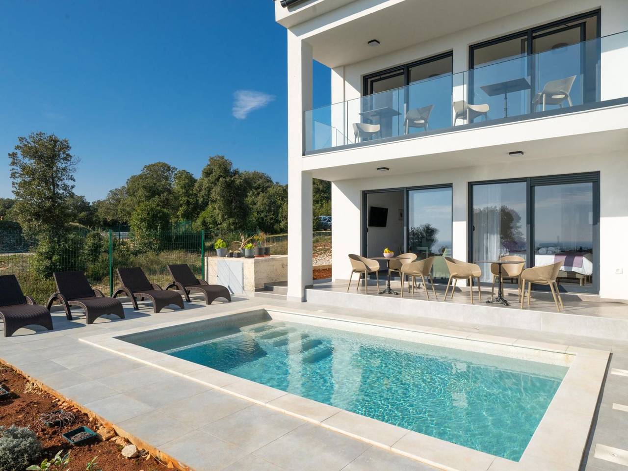 Villa Artec mit Meerblick in Marčana, Südküste Istrien