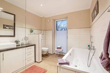 Ferienhaus für 4 Personen, mit Terrasse und Sauna sowie Garten, mit Haustier in Klausdorf