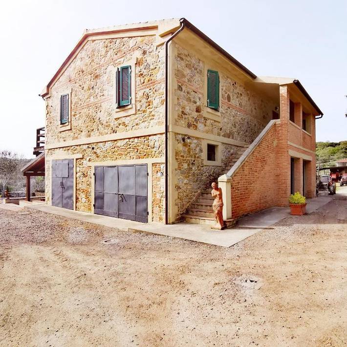 Casa vacanza per 6 persone, con giardino e panorama nonché piscina in Tuscia