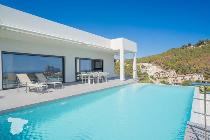 Villa für 10 Personen, mit Meerblick und Garten in Calpe