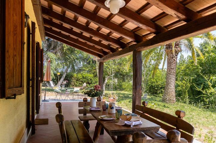 Ferienhaus für 8 Personen, mit Balkon und Terrasse sowie Garten in Ripatransone