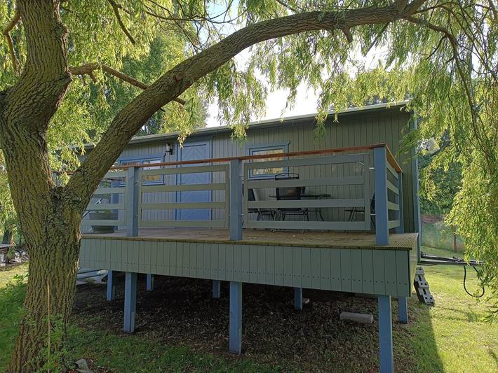 Ferienhaus für 3 Personen, mit Terrasse und Garten