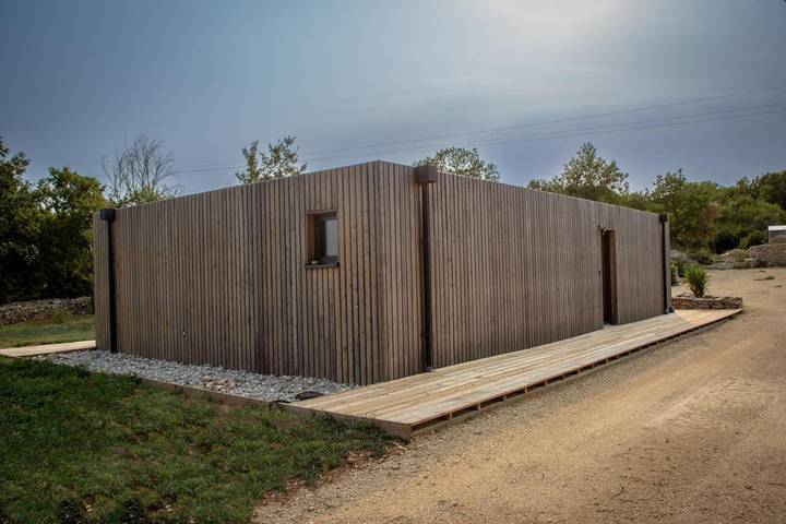 Location de vacances pour 4 personnes, avec jardin et vue à Le Garn