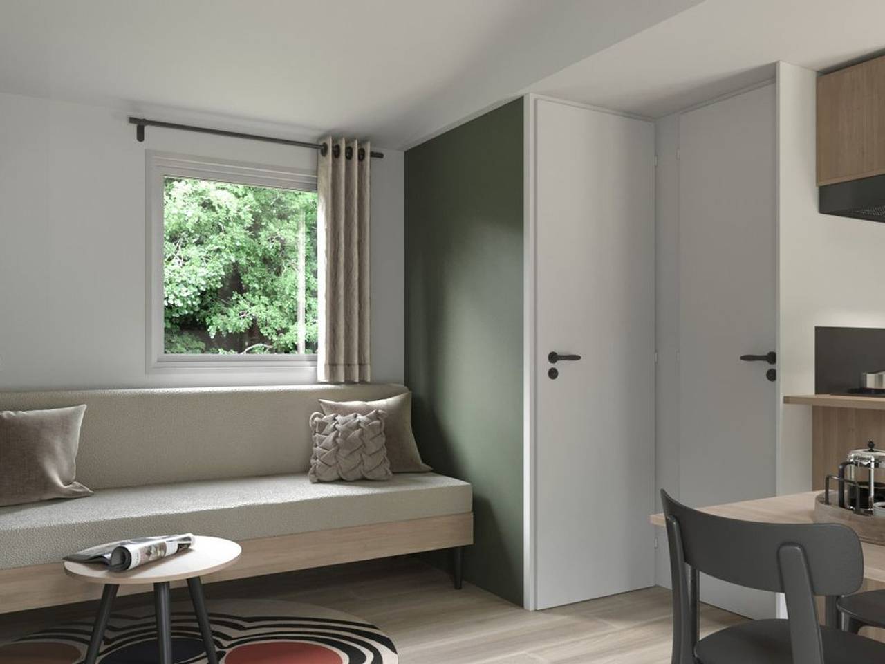 Mobil-home confortable - 2 pers. in Pals, Costa Brava