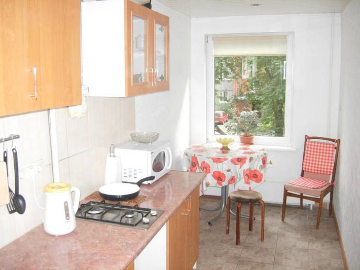 Ferienwohnung für 5 Personen, mit Balkon und Ausblick in Jurmala