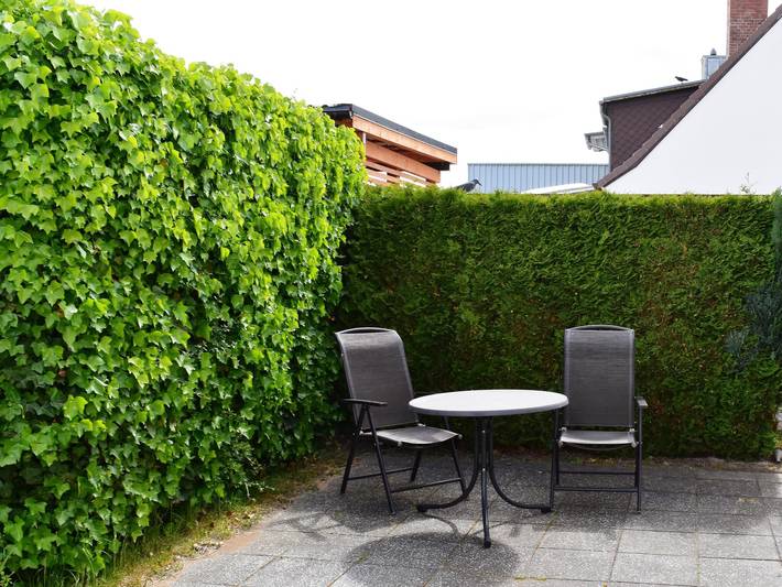 Bungalow für 2 Personen, mit Terrasse und Garten