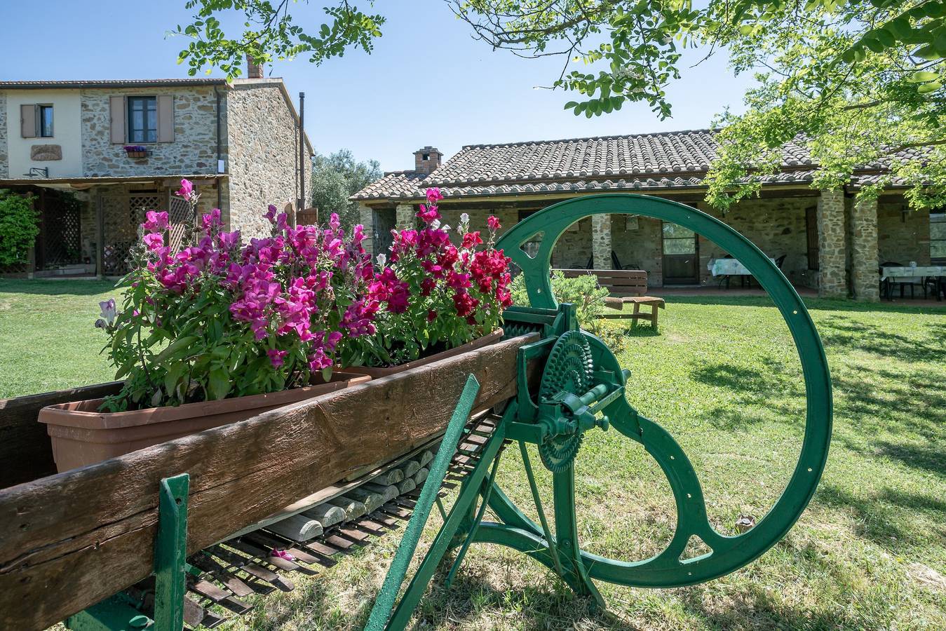 Ferienwohnung Melograno mit Terrasse, Gemeinschaftspool und Wlan in Magliano in Toscana, Grosseto Provinz