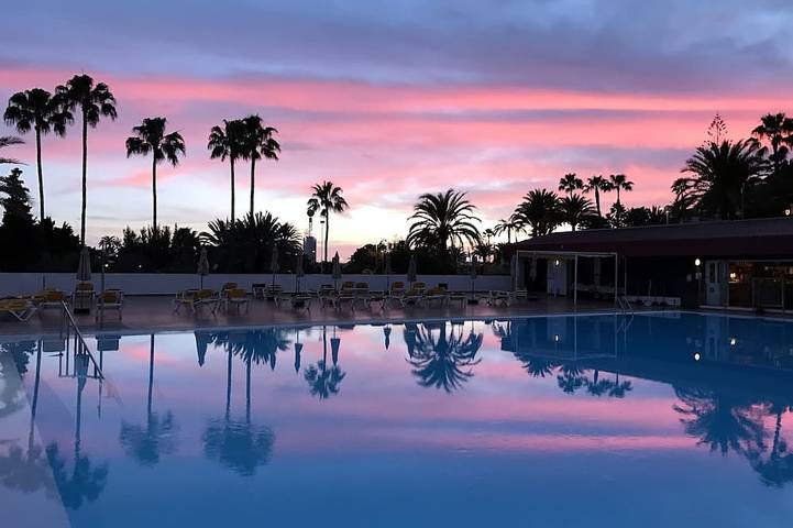 Bungalow für 4 Personen, mit Garten und Pool in San Agustin