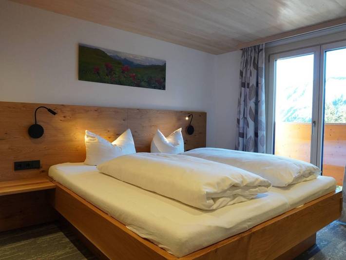 Zimmer für 2 Personen, mit Balkon im Bregenzerwald