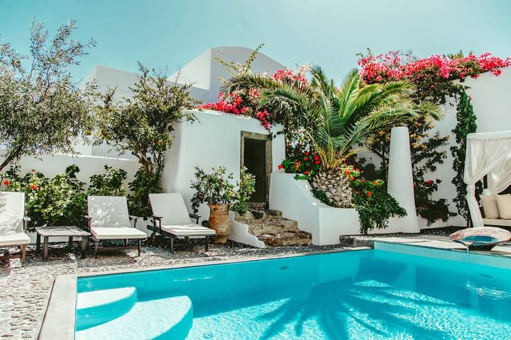 Location de vacances pour 4 personnes, avec jardin et terrasse à Megalochori - 4