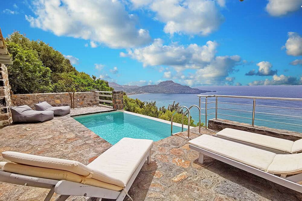Pyrgos villa 4 ,sea view,pool,South Crete,Plakias in Rethymno und Umgebung