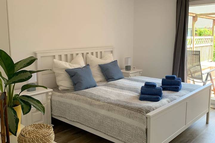 Ferienwohnung für 4 Personen, mit Garten und Whirlpool in Maasholm