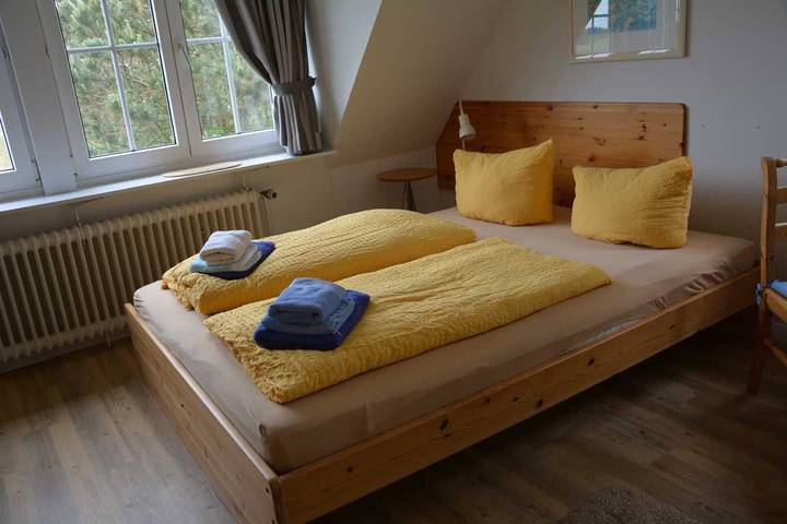 Ganze Wohnung, Kleine helle Ferienwohnung mit Blick auf die Mühle in Nordfriesische Inseln (Schleswig-Holstein) (Schleswig-Holstein), Nebel