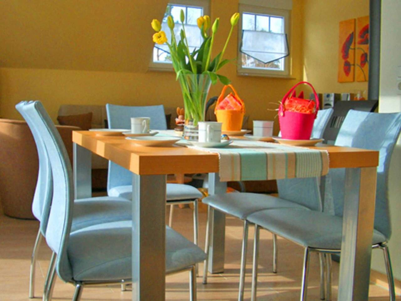 Ganze Ferienwohnung, Ferienwohnungen / Appartements - Ferienhaus Müritztraum - 3 Zimmer Obergeschoss - Fewo Ferienhaus Müritztraum in Röbel, Müritz
