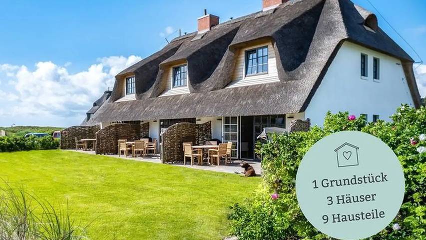 Ferienhaus mit Meerblick für 6 Personen, mit Sauna und Terrasse sowie Garten