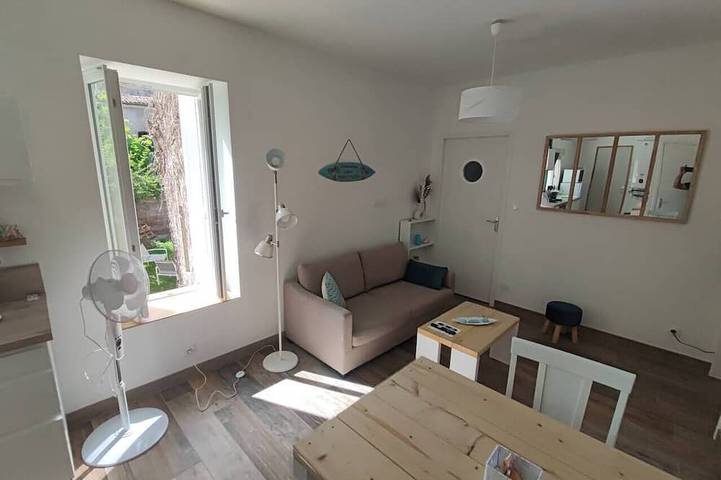 Appartement de vacances pour 2 personnes, avec jardin