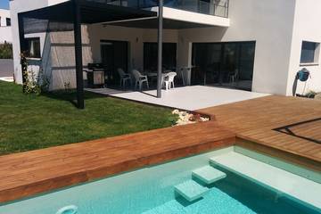 Gîte pour 4 personnes, avec balcon et jardin à Jacou