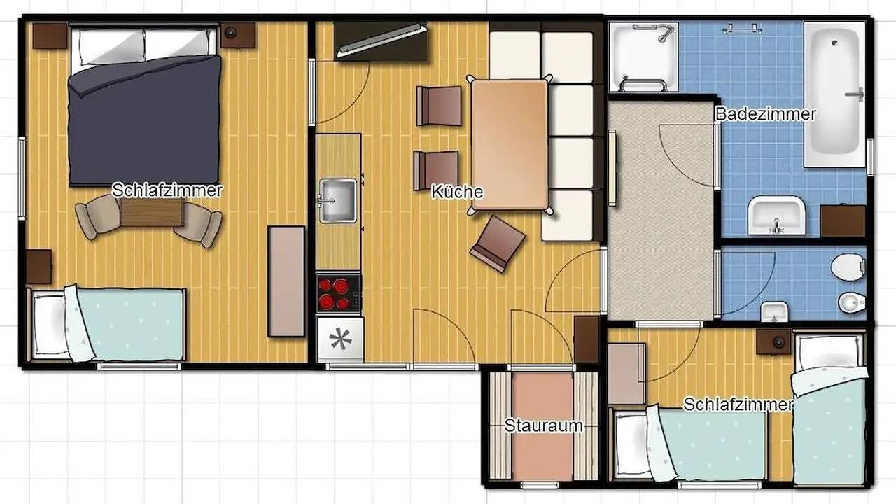 Ganze Ferienwohnung, Ferienwohnung für 5 Personen (55 m²) in Kaltenbach in Tuxer Alpen, Kaltenbach