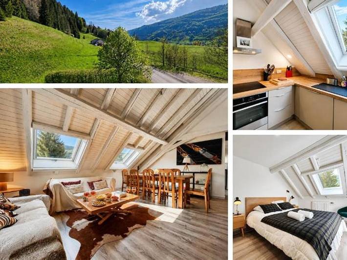 Apartamento de vacaciones para 8 personas, con jardín y vistas - 1
