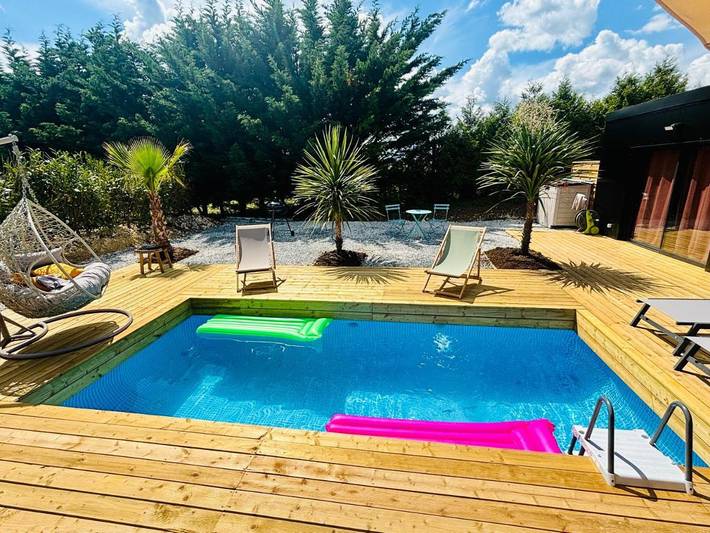 Maison de vacances pour 5 personnes, avec Terrasse et Piscine