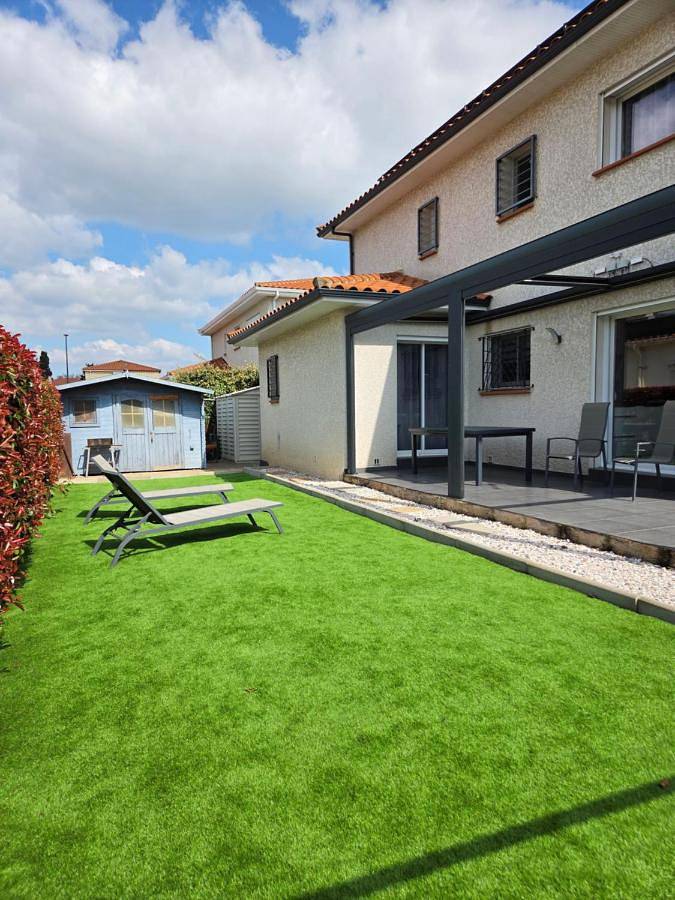 Chambre d’hôte pour 2 personnes, avec terrasse ainsi que jardin et vue à Saint-Laurent-de-la-Salanque