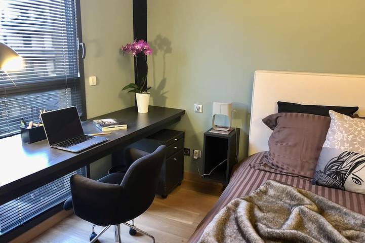 Appartement entier, Voir Ste Victoire appartement de luxe contemporain dans le nouveau centre-ville d'Aix en Pr in Aix-en-Provence, Côte méditerranéenne (France)