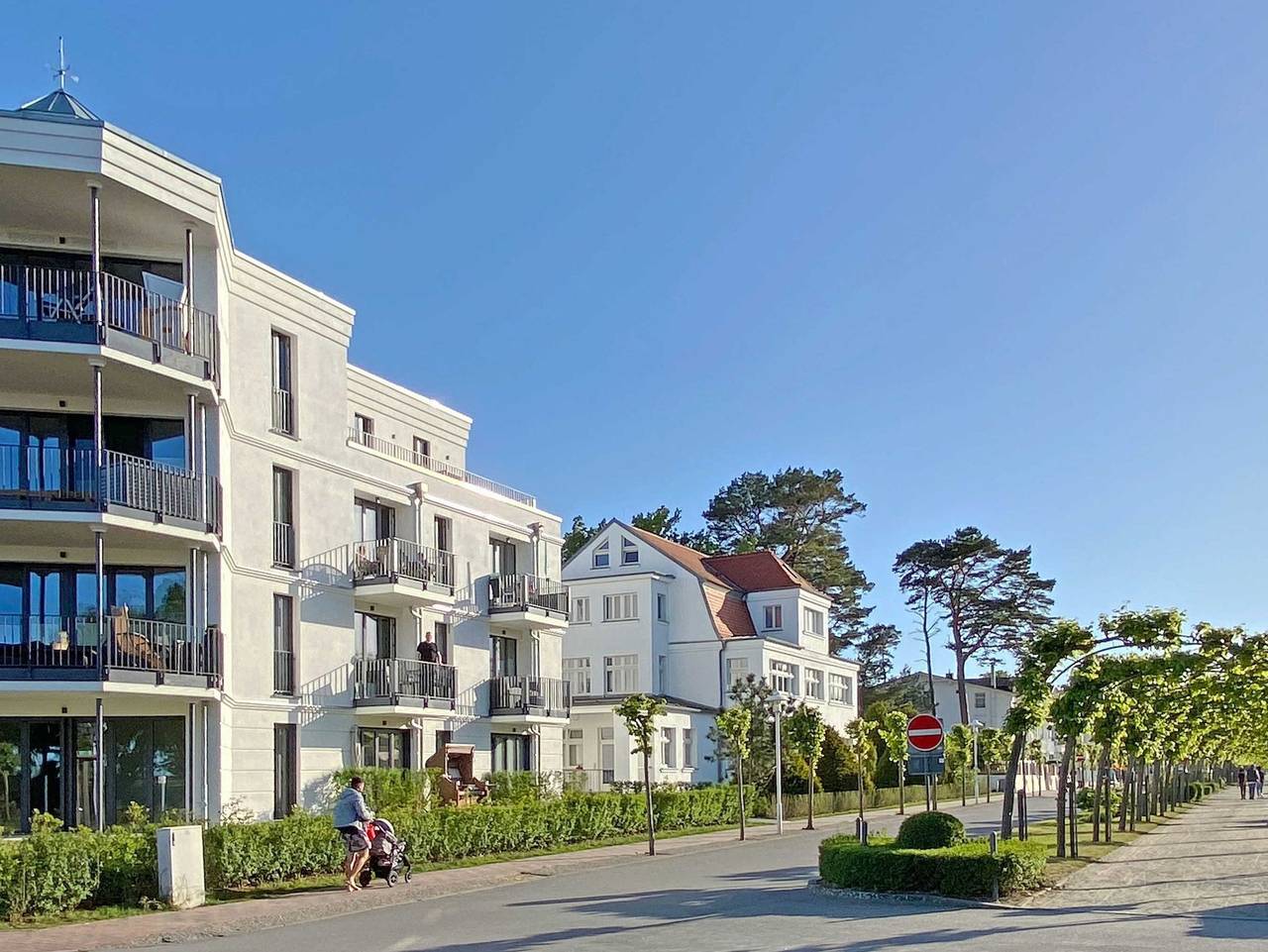 Ganze Ferienwohnung, Ferienwohnung Vier Jahreszeiten mit Meerblick und Balkon in Strand Baabe, Baabe