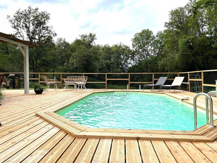Gîte pour 4 personnes, avec piscine à La Bachellerie - 3