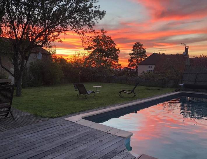Chambre d’hôte pour 2 personnes, avec Terrasse ainsi que Jardin et Piscine