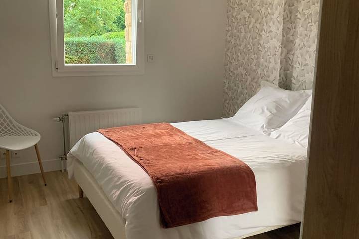 Appartement de vacances pour 4 personnes, avec jardin