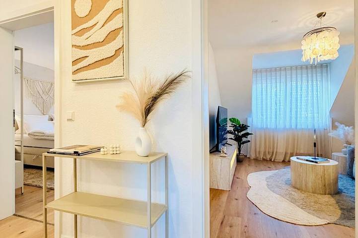 Entire apartment, Stay & Style - Sand beige apartment, completely new in Karlsruhe, Rhine Plain