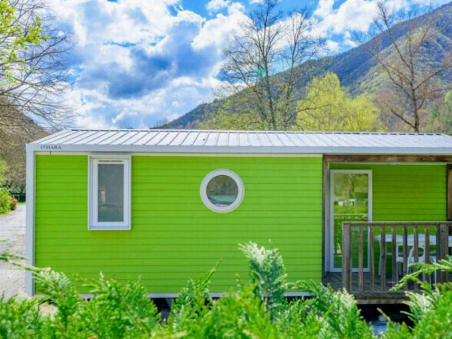 Camping Les Eaux Chaudes - Mobilhome 4 personas - Le Berger Confort+ in Digne-les-Bains, Alpes de Alta Provenza