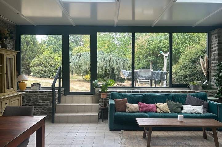 Location de vacances pour 7 personnes, avec jardin à Ménil-Hubert-sur-Orne