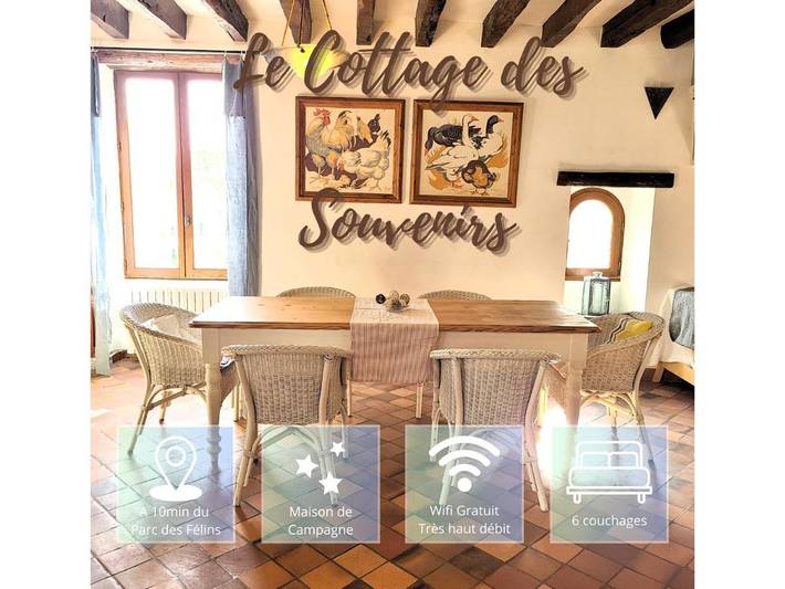 Location de vacances pour 6 personnes, avec Terrasse et Jardin dans Mauperthuis